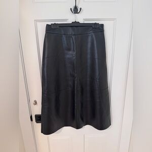 Aritzia Wilfred Elegant Black Faux Leather Apparel